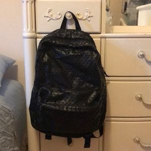 Black Vans heart backpack lightly used.